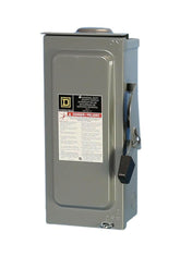 Square D/Schneider Electric 240 Vac Fusible General Duty Single Throw Safety Switch.